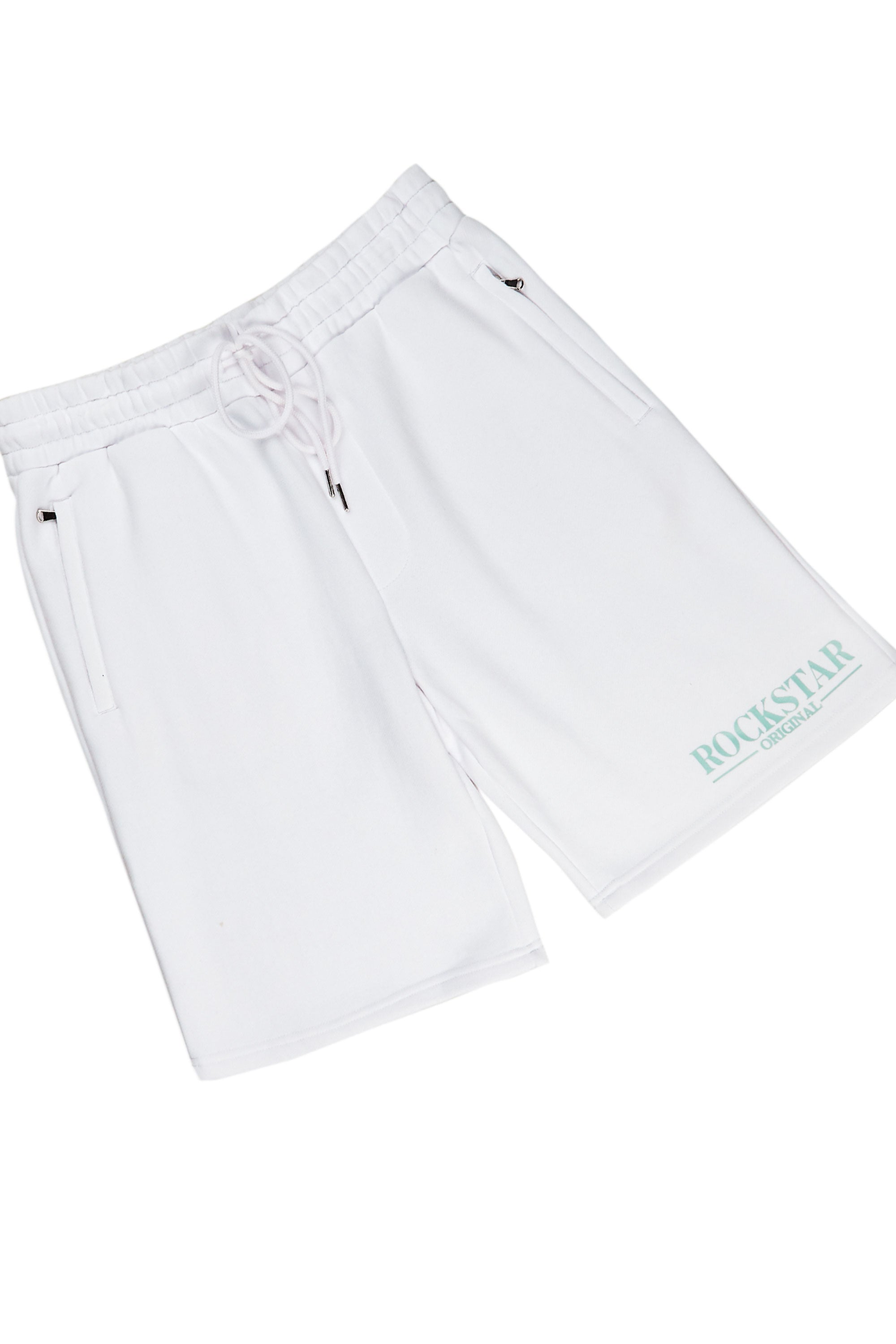 Billy White Graphic T-Shirt Short Set