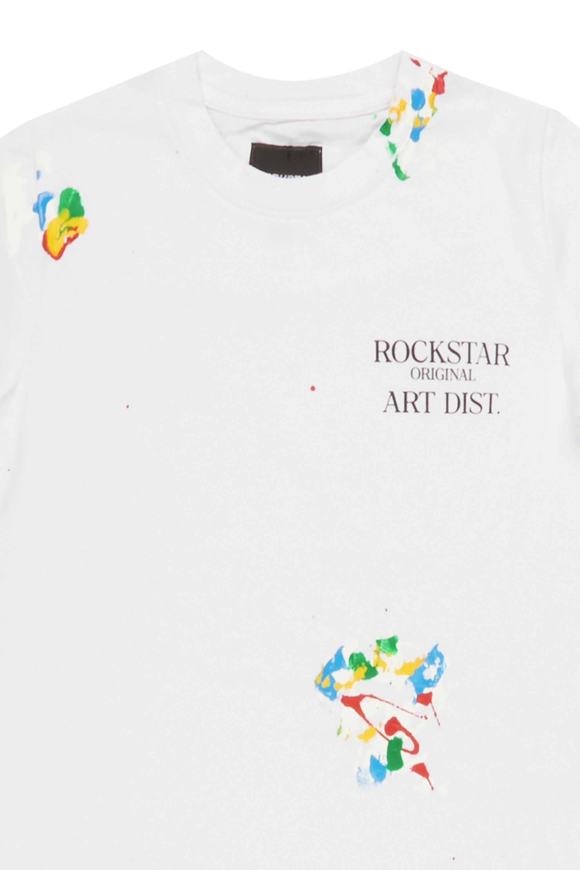 Girls Palmira White Graphic T-Shirt