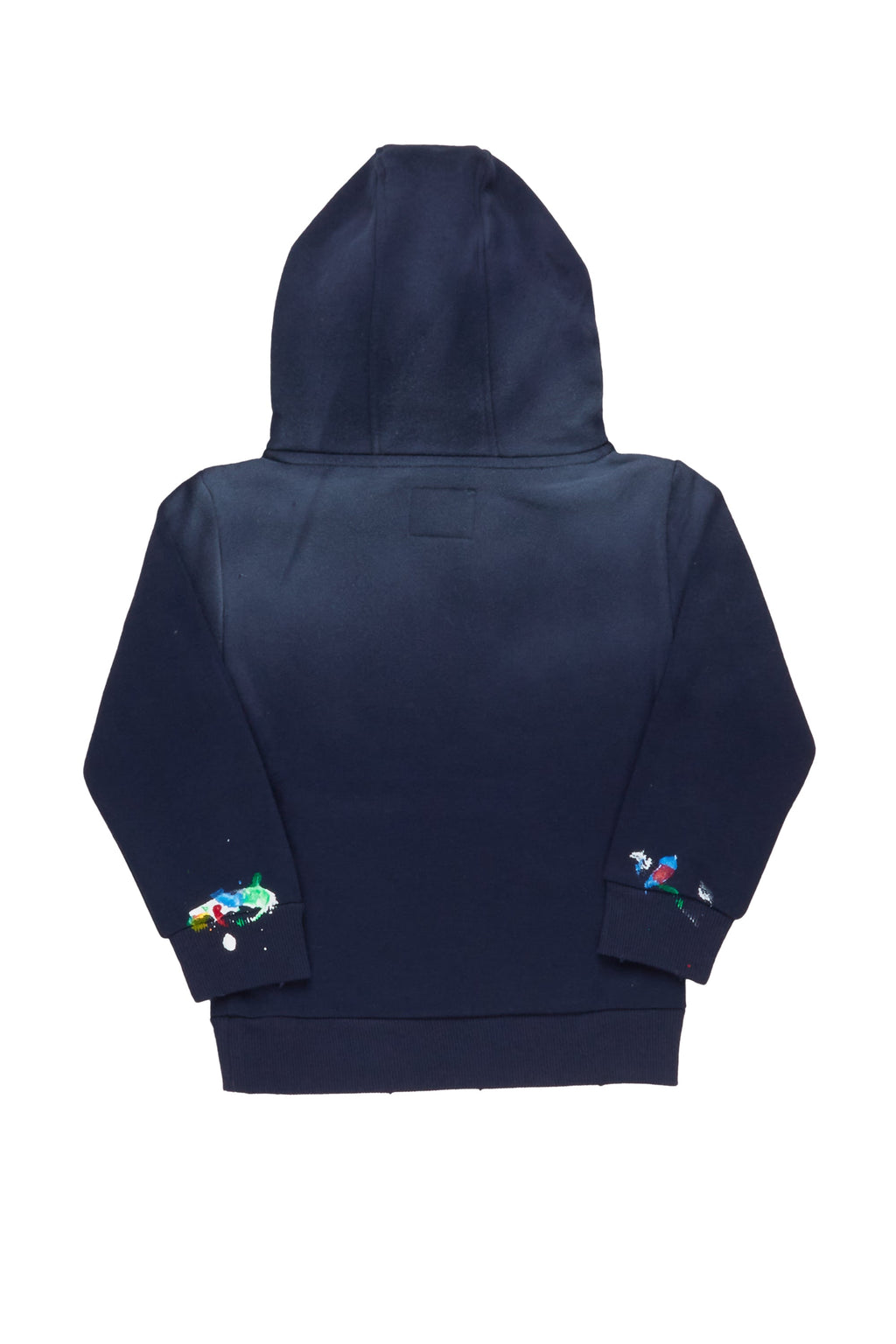 Boys Rockstar Art Dist. Navy Graphic Hoodie