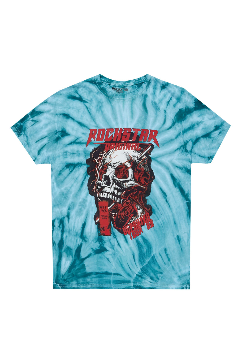 Youth Salem Blue Tie Dye Graphic T-Shirt
