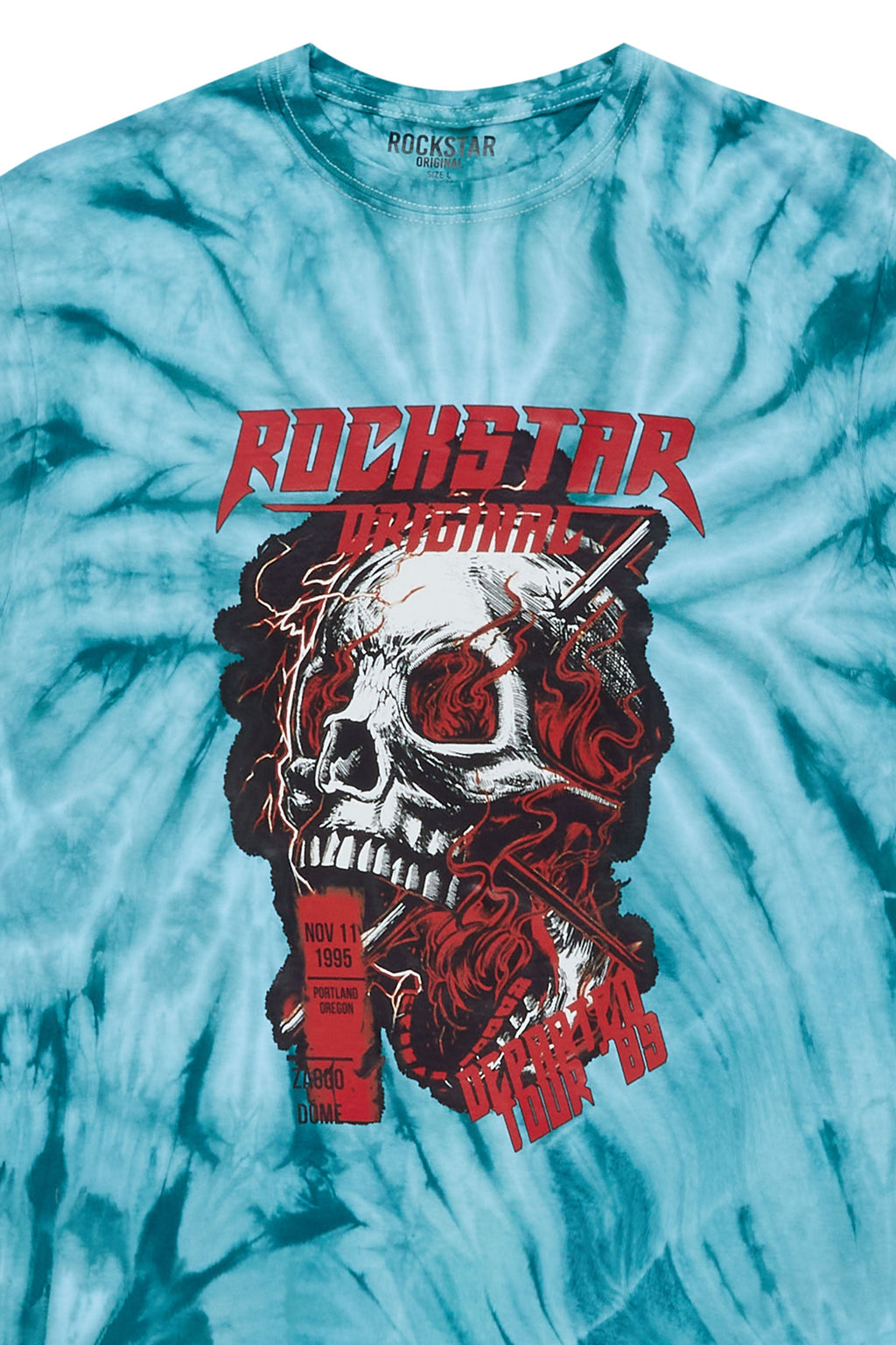 Youth Salem Blue Tie Dye Graphic T-Shirt