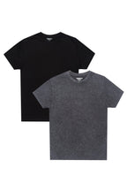 Boys Basic Vintage/Black T-Shirt Bundle 2 Pack