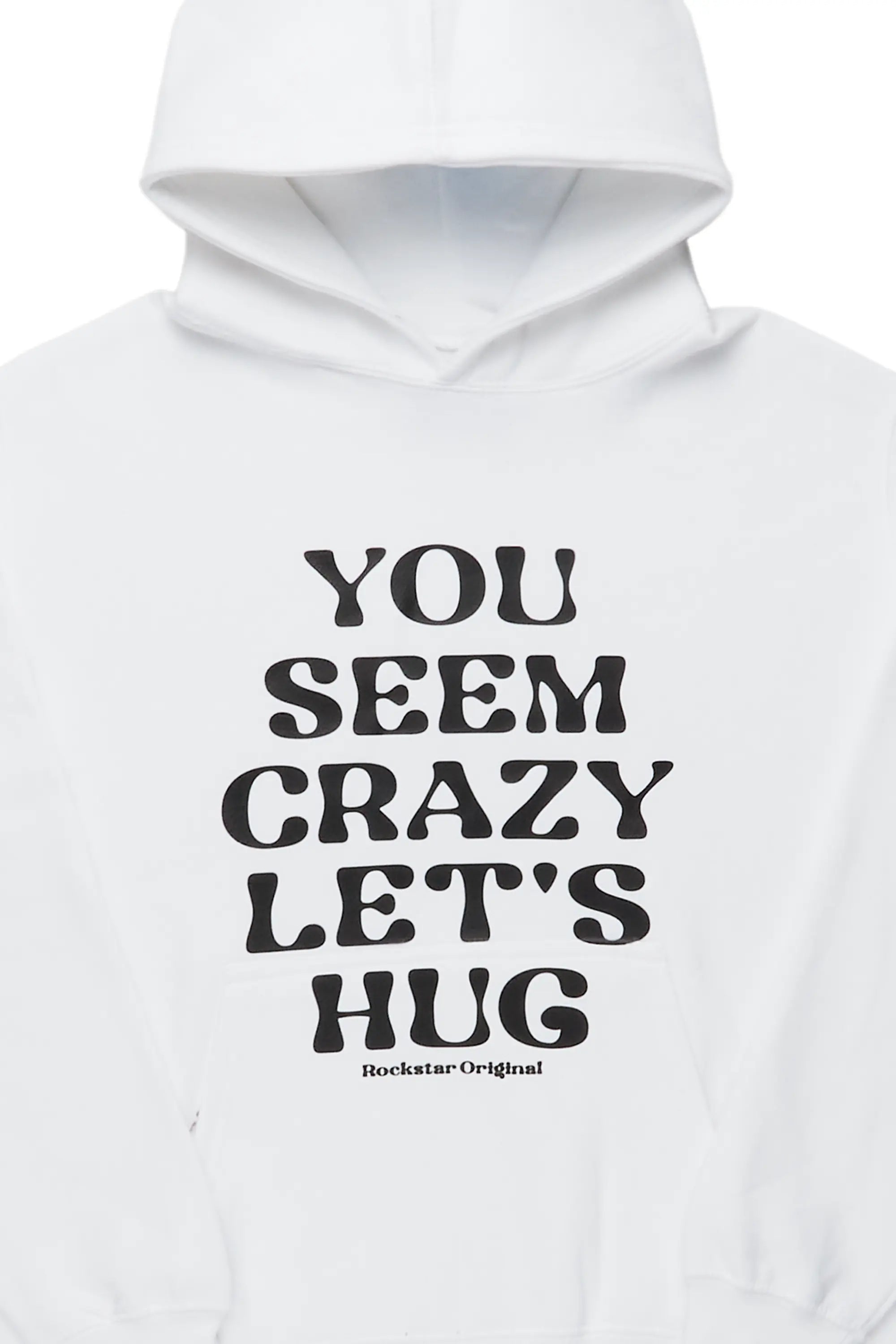 Boys Birrani White Graphic Hoodie
