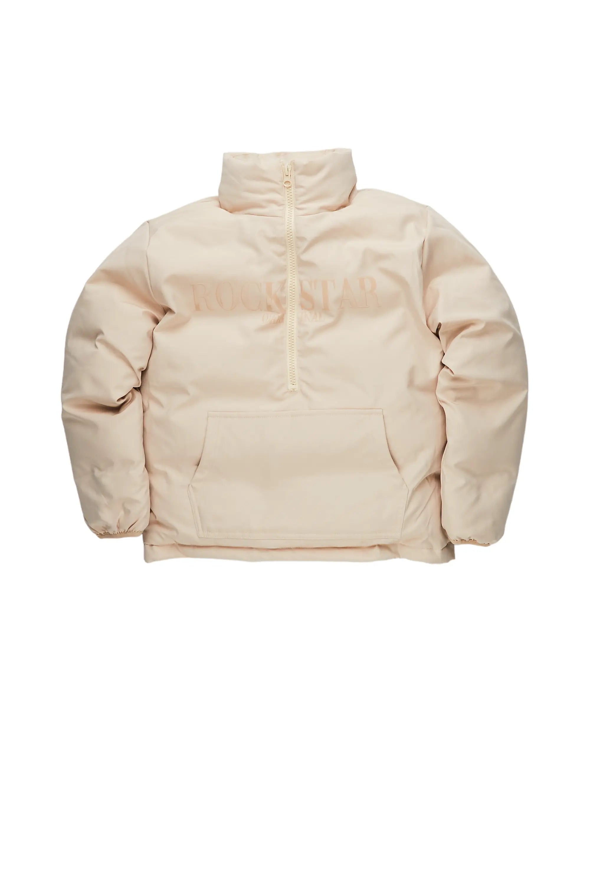Boys Jon Beige Puffer Jacket