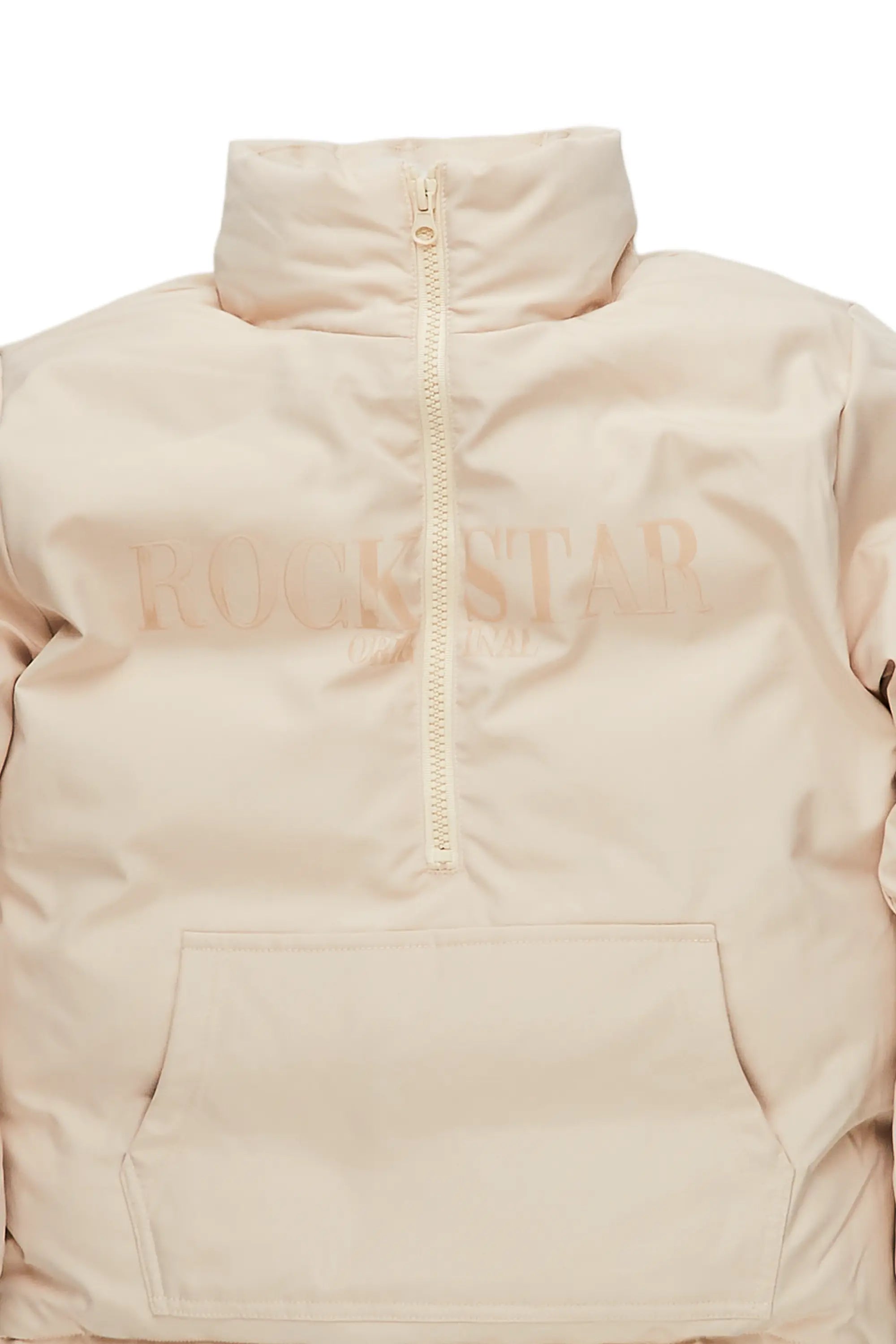 Boys Jon Beige Puffer Jacket
