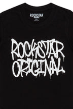 Boys Nytron Black Graphic T-Shirt