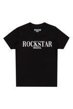 Boys Octavio Black Graphic T-Shirt