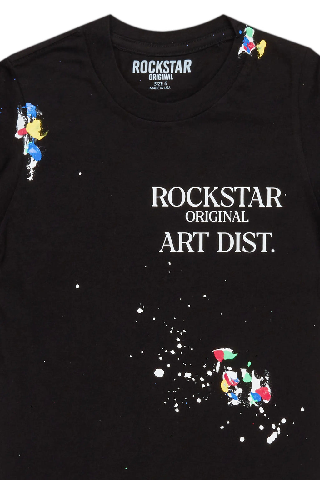 Girls Palmira Black Graphic T-Shirt