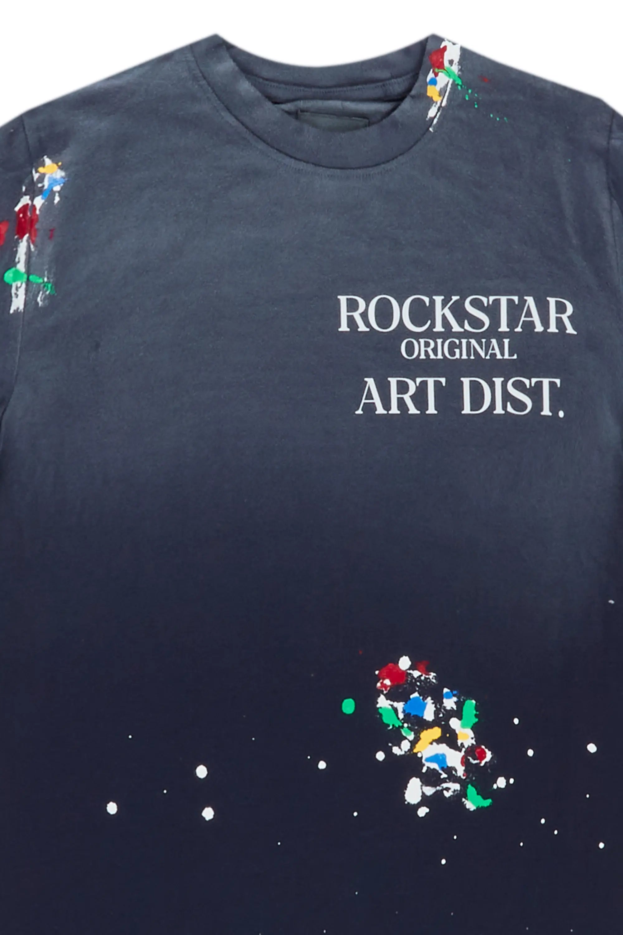 Boys Palmer Navy Graphic T-Shirt