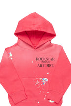 Girls Artie Fuchsia Graphic Hoodie