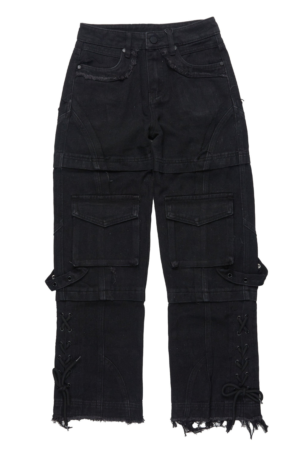 Boys Three Maxi Jet Black Baggy Fit Jean