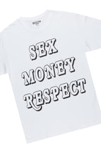 Cain White/Black Graphic T-Shirt Short Set