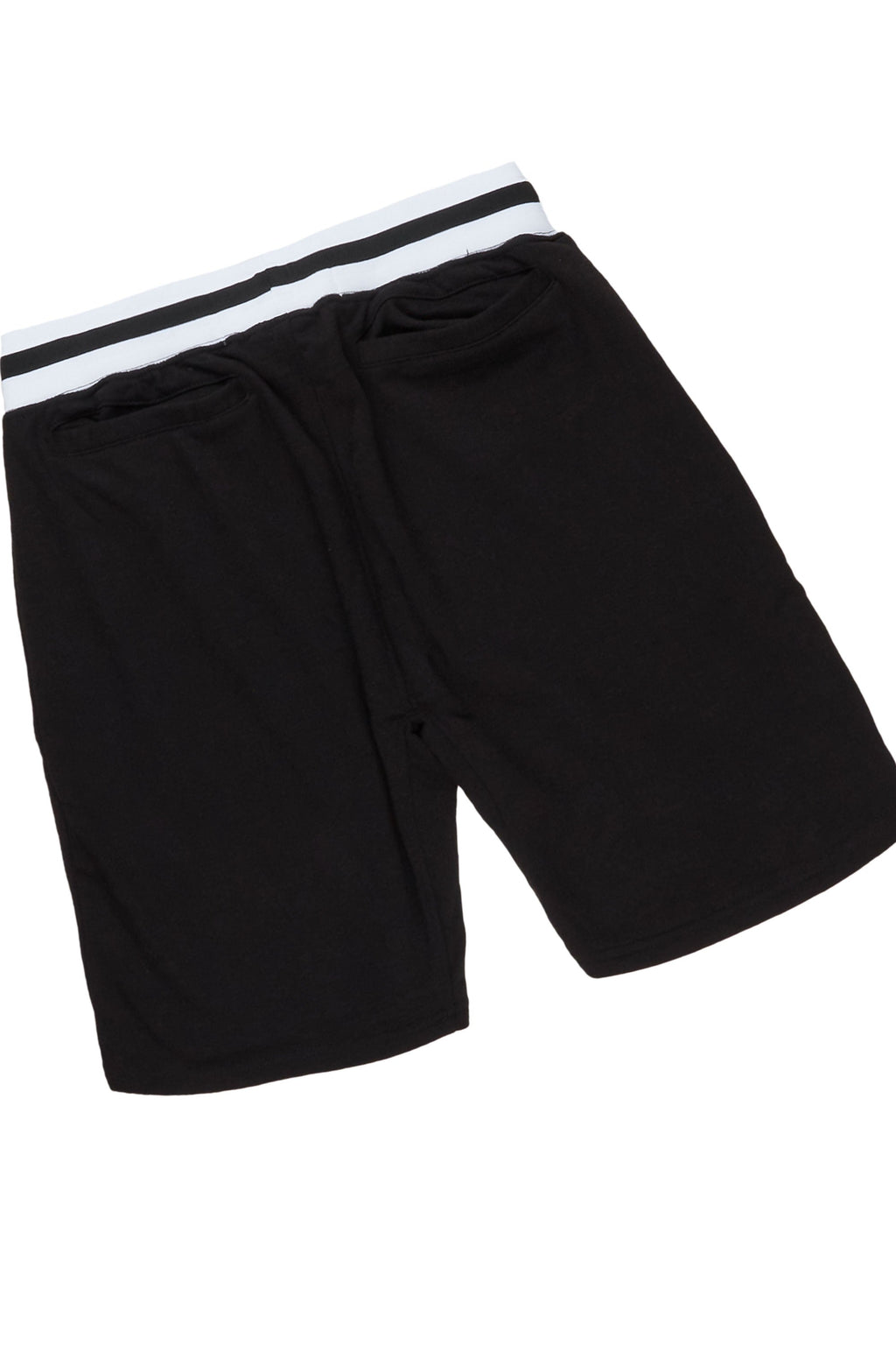 Cain White/Black Graphic T-Shirt Short Set