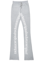 Callie Heather Grey Super Stacked Pants