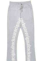 Callie Heather Grey Super Stacked Pants
