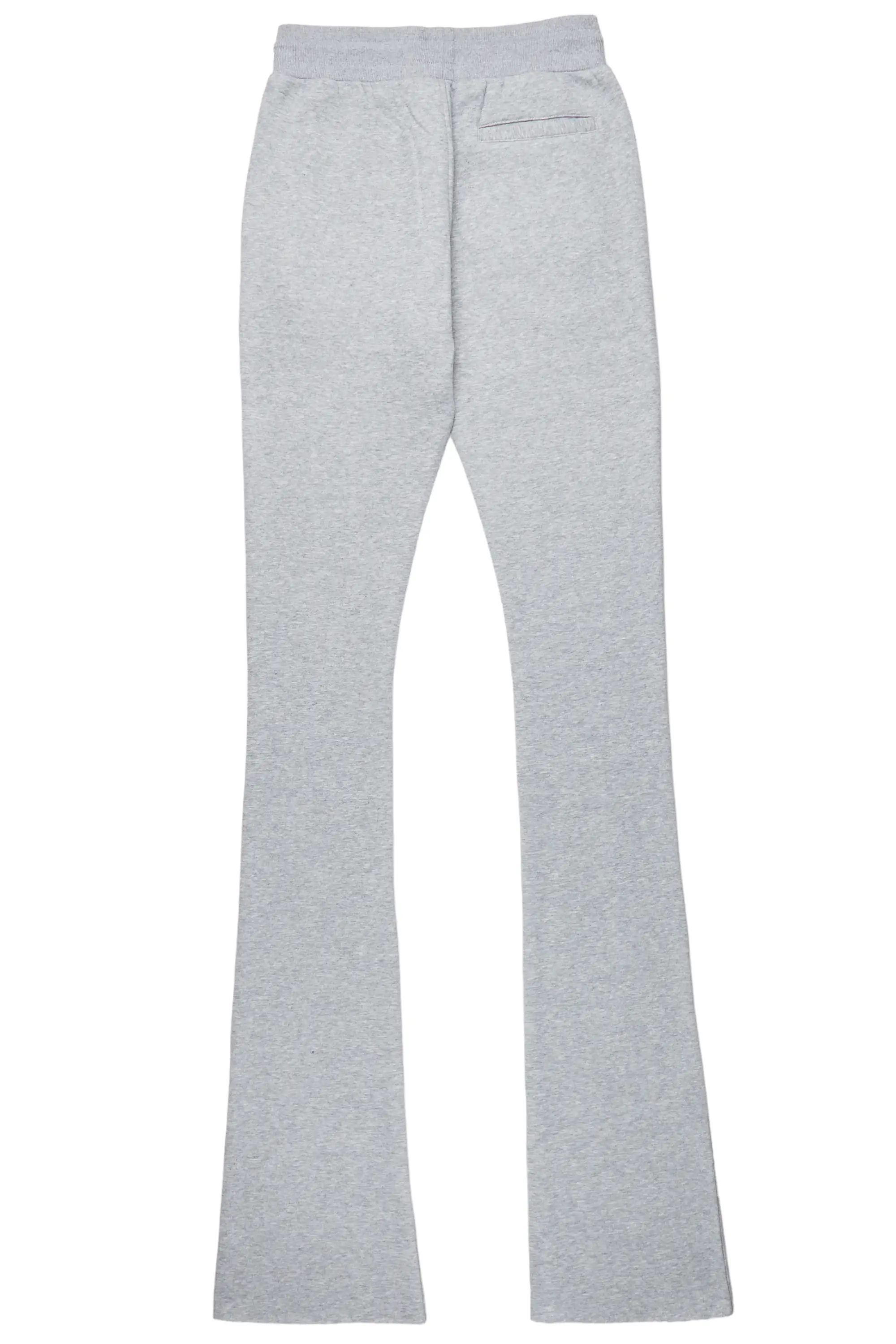 Callie Heather Grey Super Stacked Pants