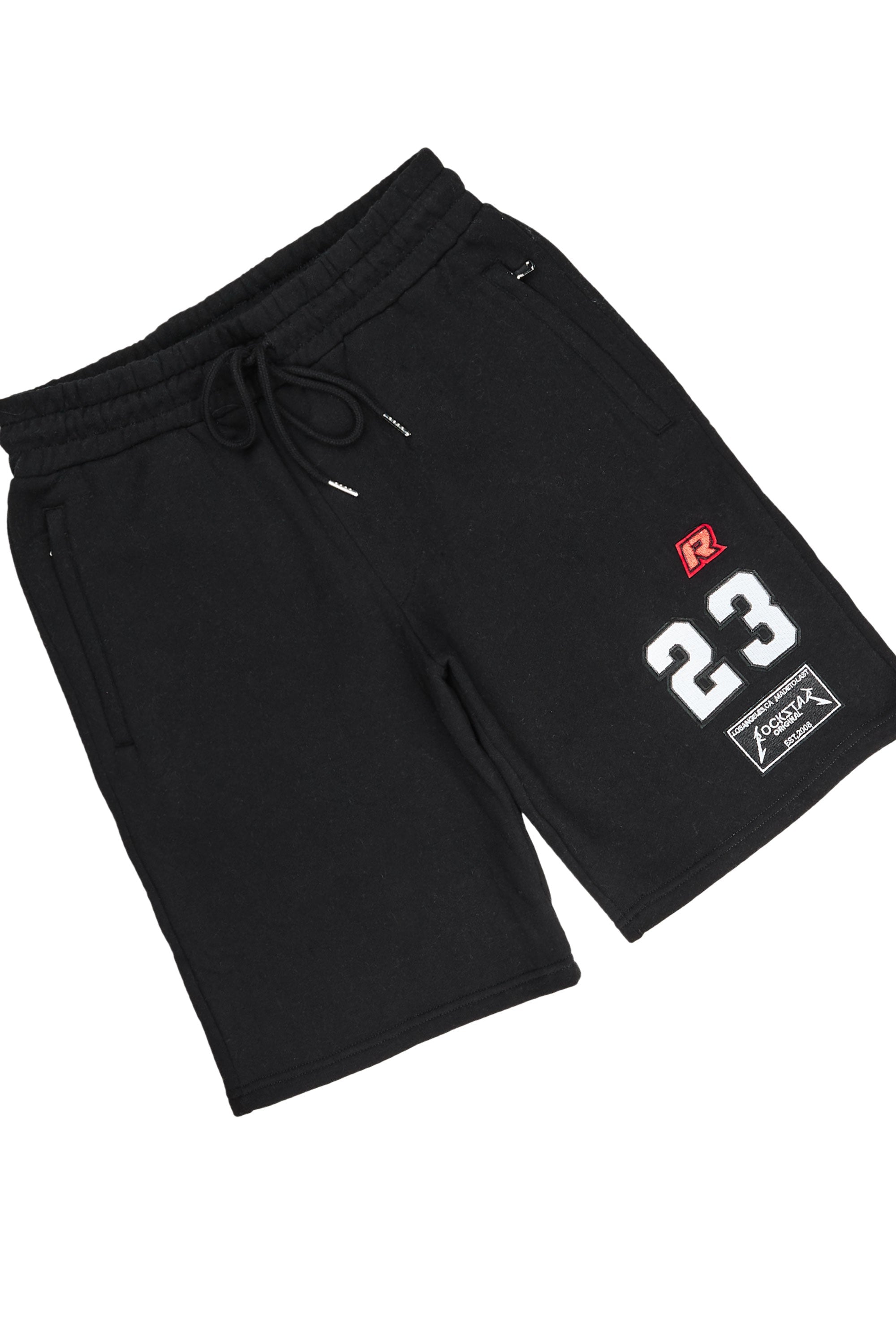 Cameron Black T-Shirt/Short Set