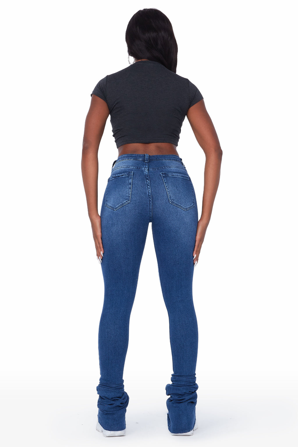 Carissa Med.Wash Super Stacked Jean