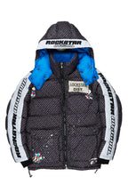 Connor Black Patchwork Puffer