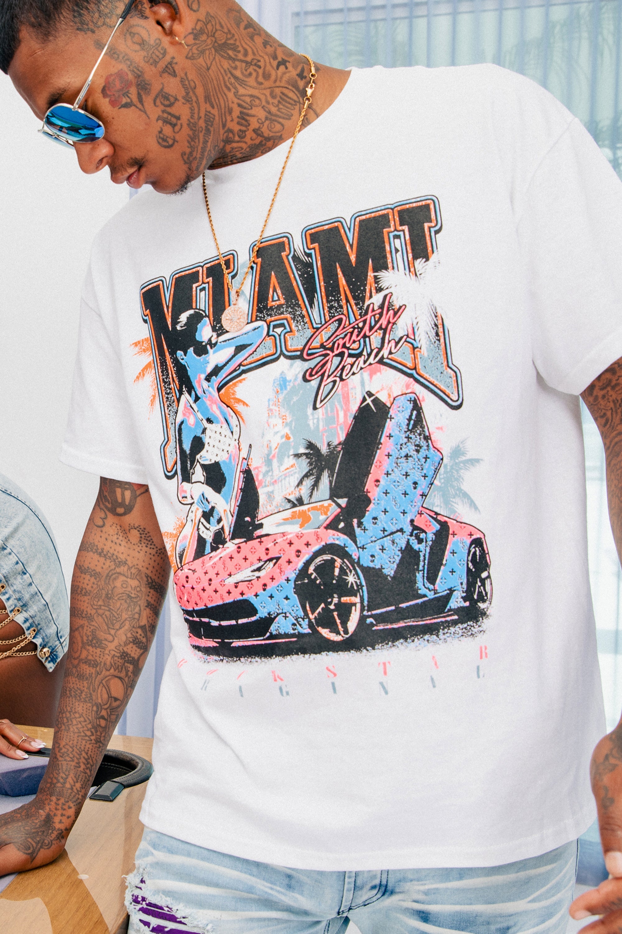 Drexell Graphic T-Shirt-White