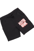 Daggor Black Graphic T-Shirt/ Short Set