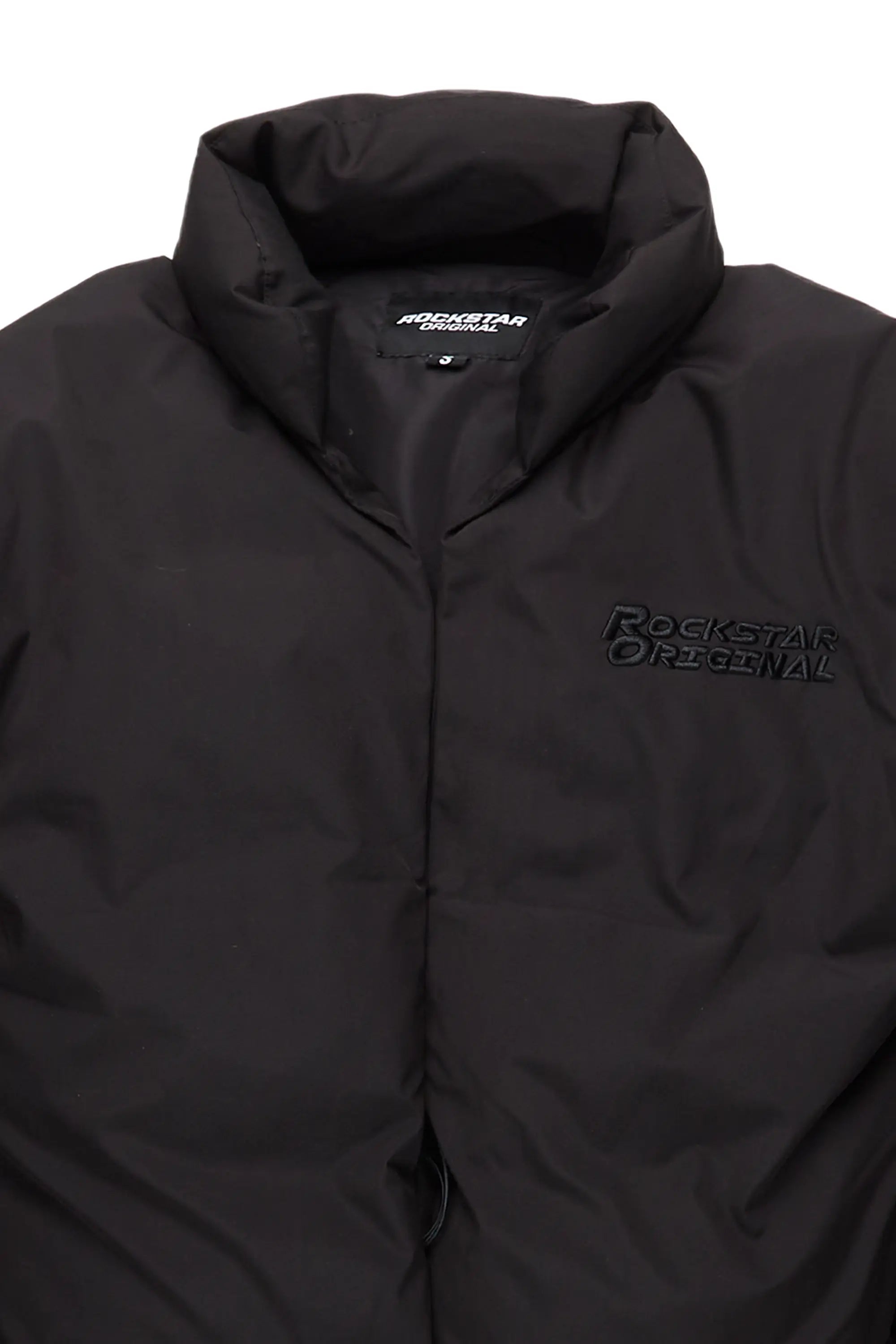 Damien Black Puffer Jacket