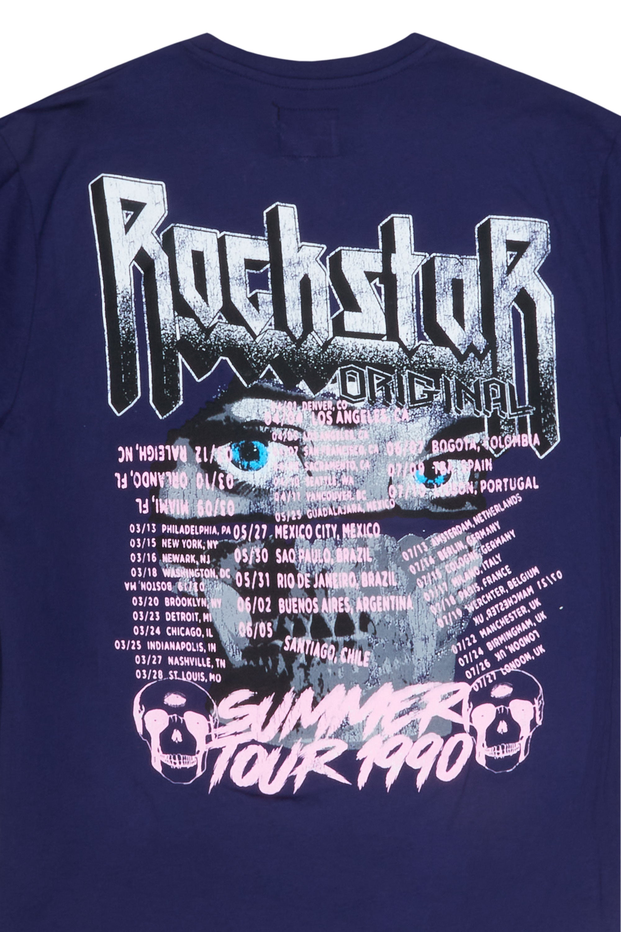 Latyra Navy Oversized T-Shirt