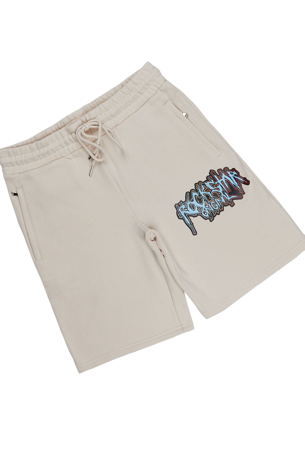 Decker Beige Graphic T-Shirt/ Short Set