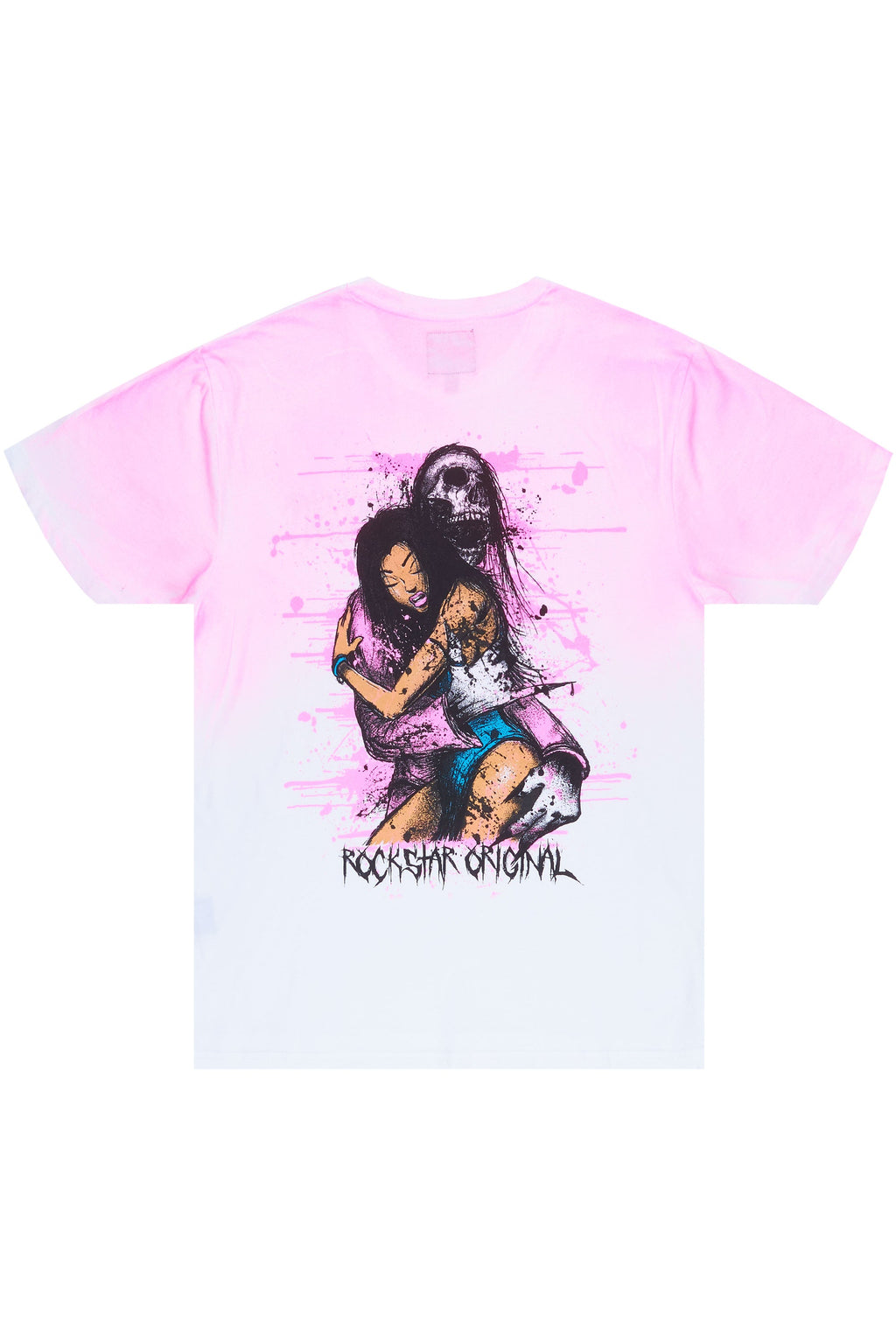 Demonia White Graphic T-Shirt