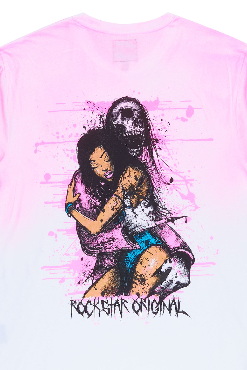 Demonia White Graphic T-Shirt