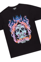 Disstans Black Graphic T-Shirt- Short Set