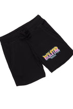 Disstans Black Graphic T-Shirt- Short Set