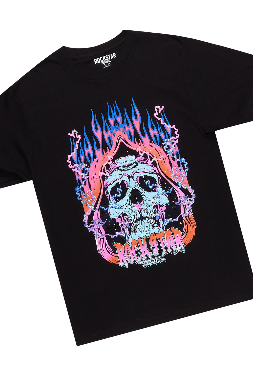 Disstans Black/Grey Graphic T-Shirt- Short Set