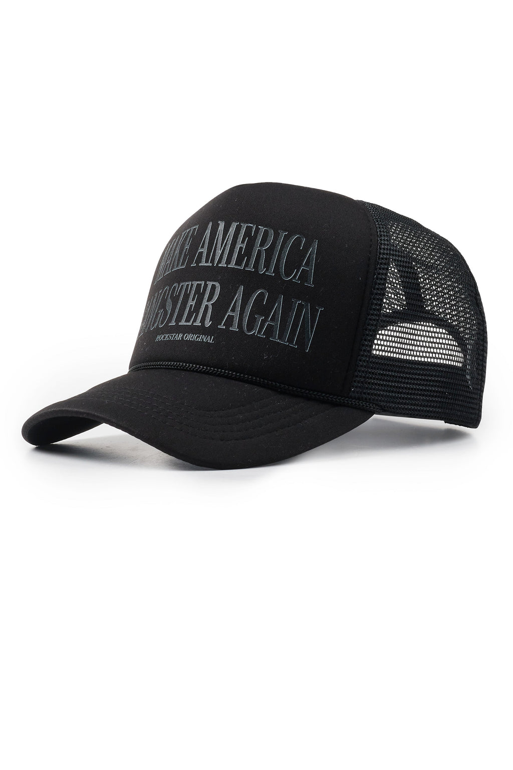 Nyokia Black Trucker Hat