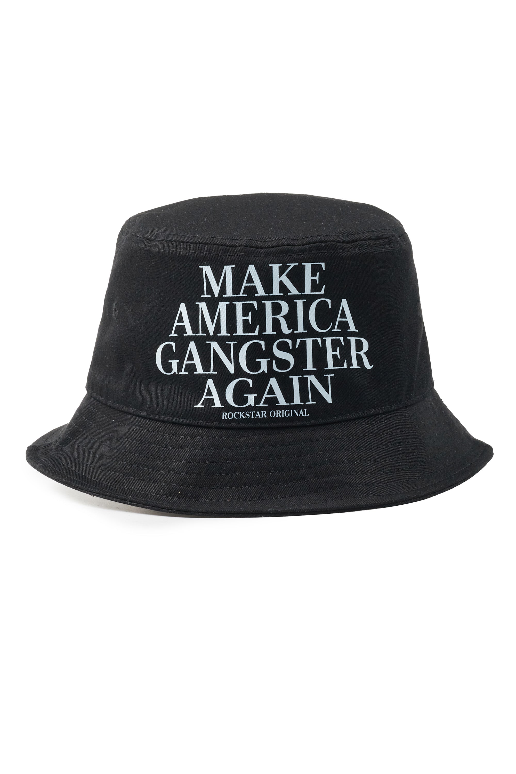 Nyokia Black Bucket Hat