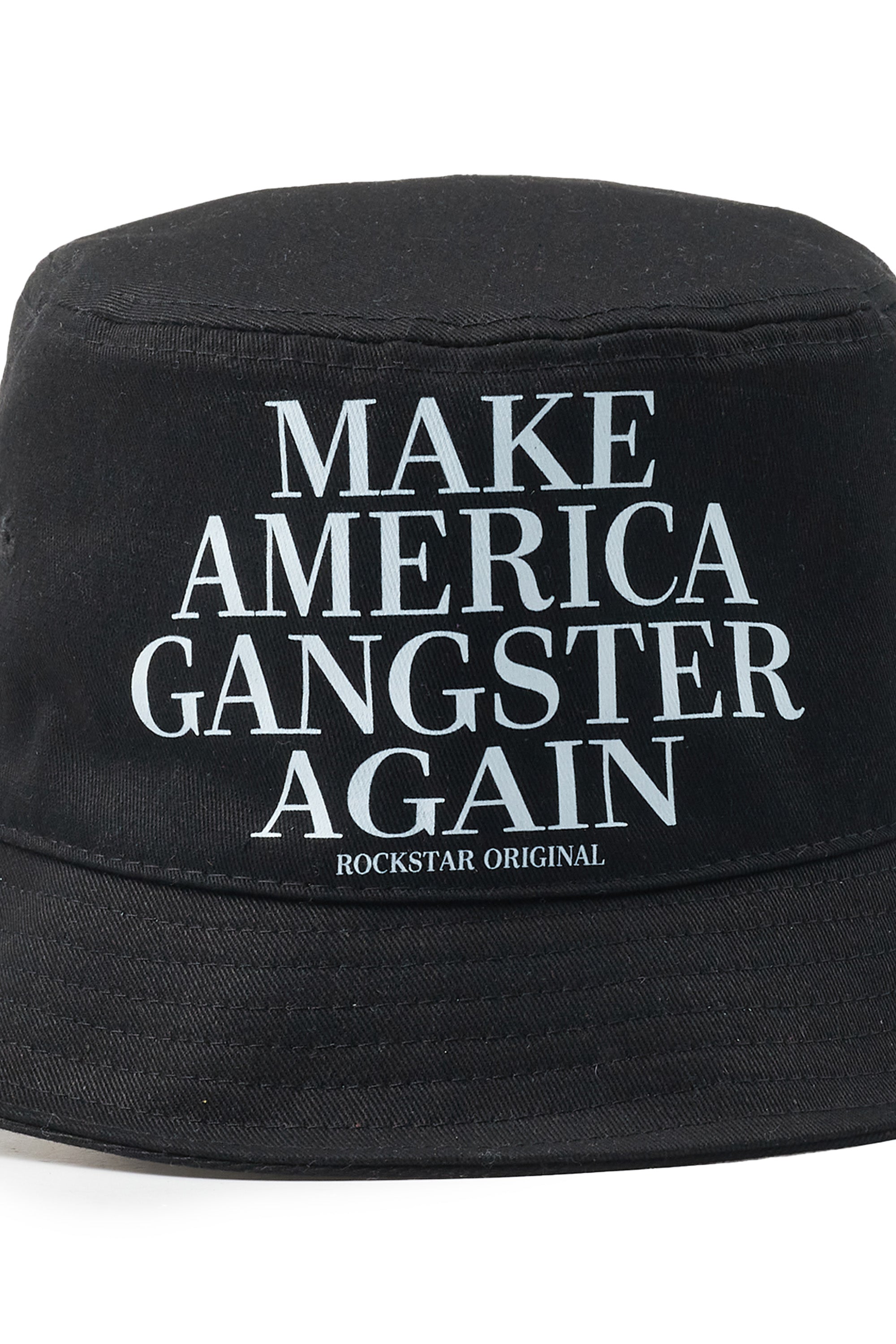 Nyokia Black Bucket Hat