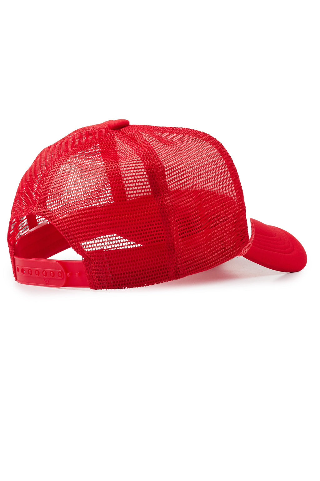 Drako White/Red Graphic Trucker Hat