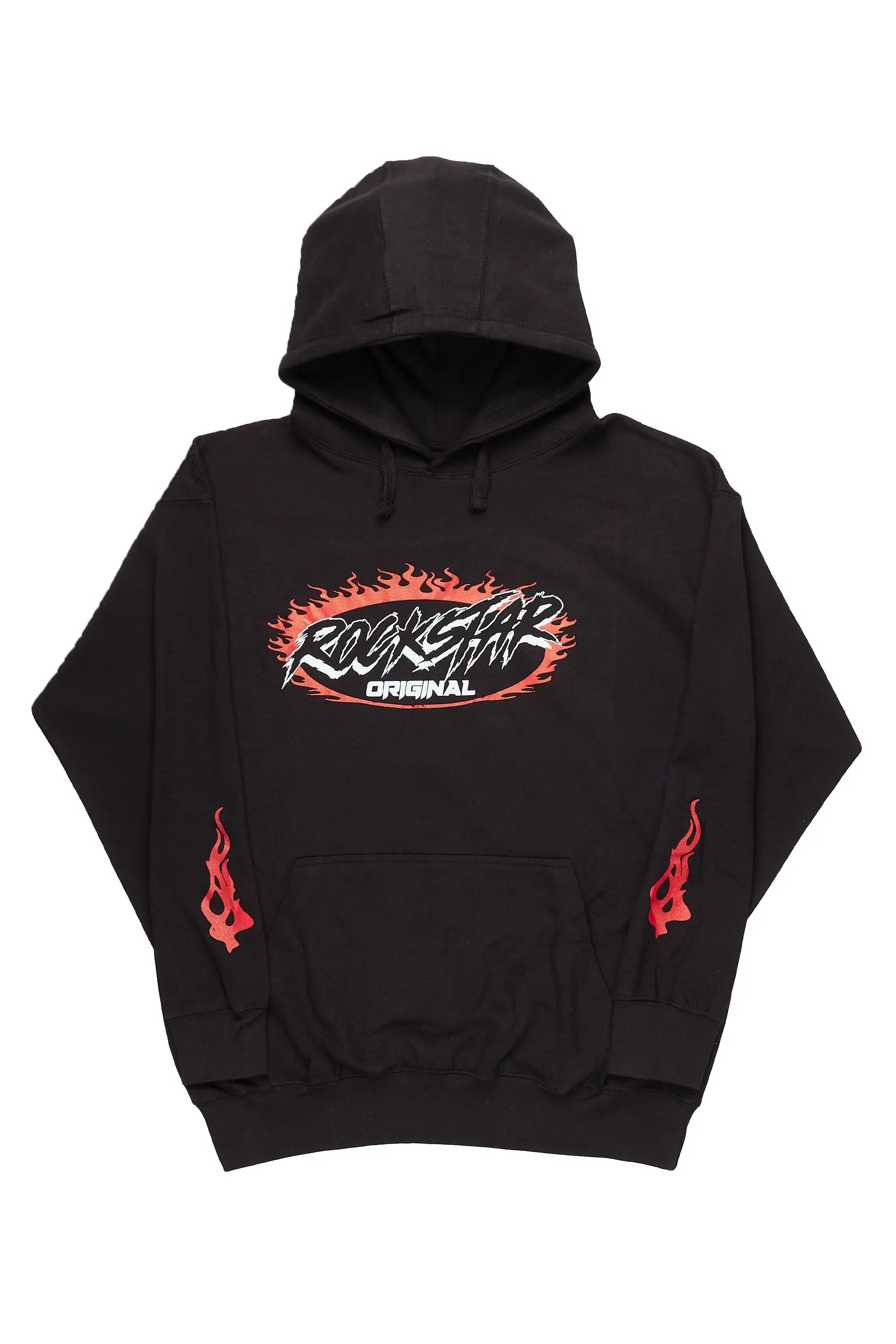 Draven Black/Red Graphic Hoodie