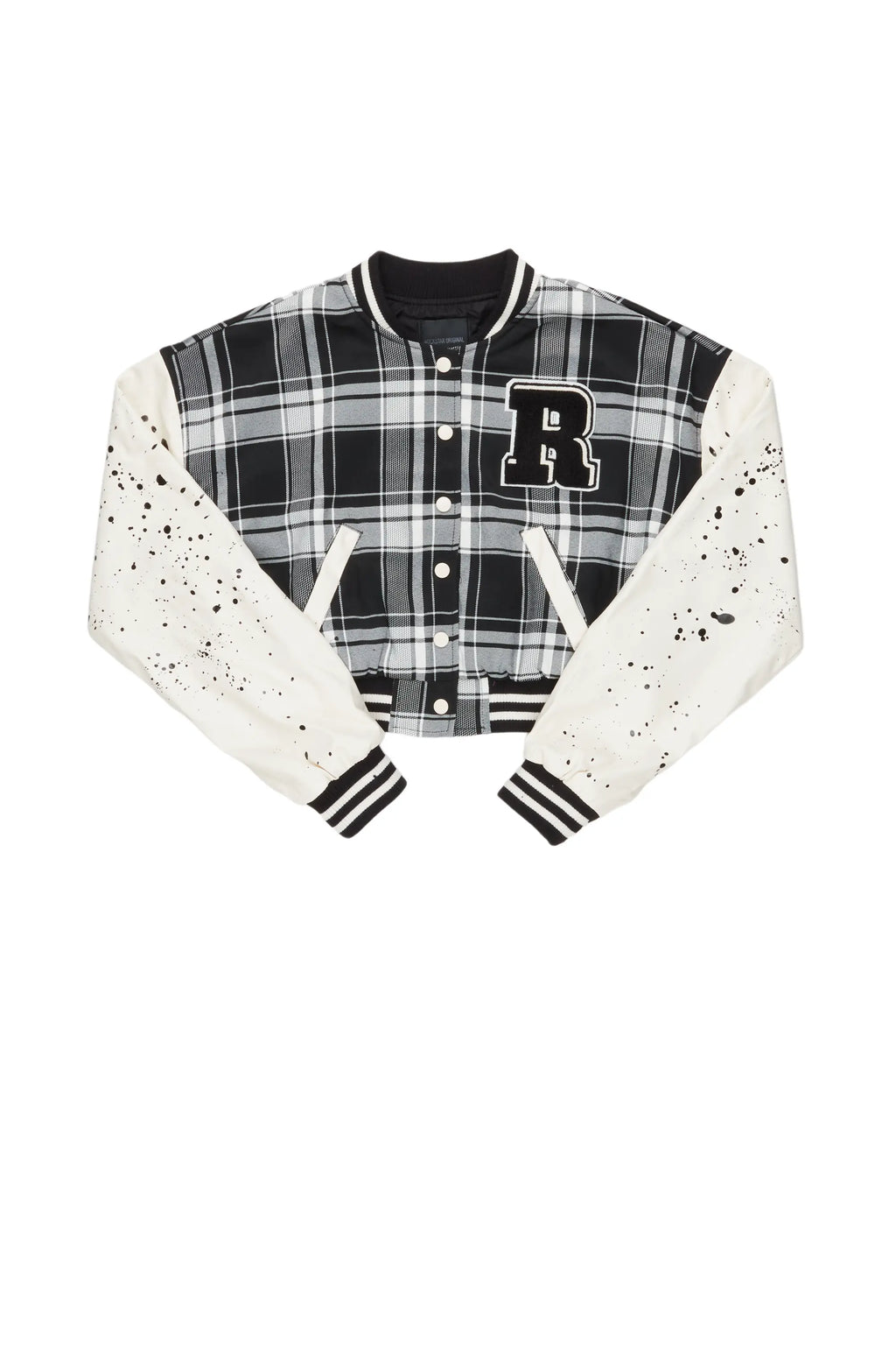Essie Black Plaid Jacket