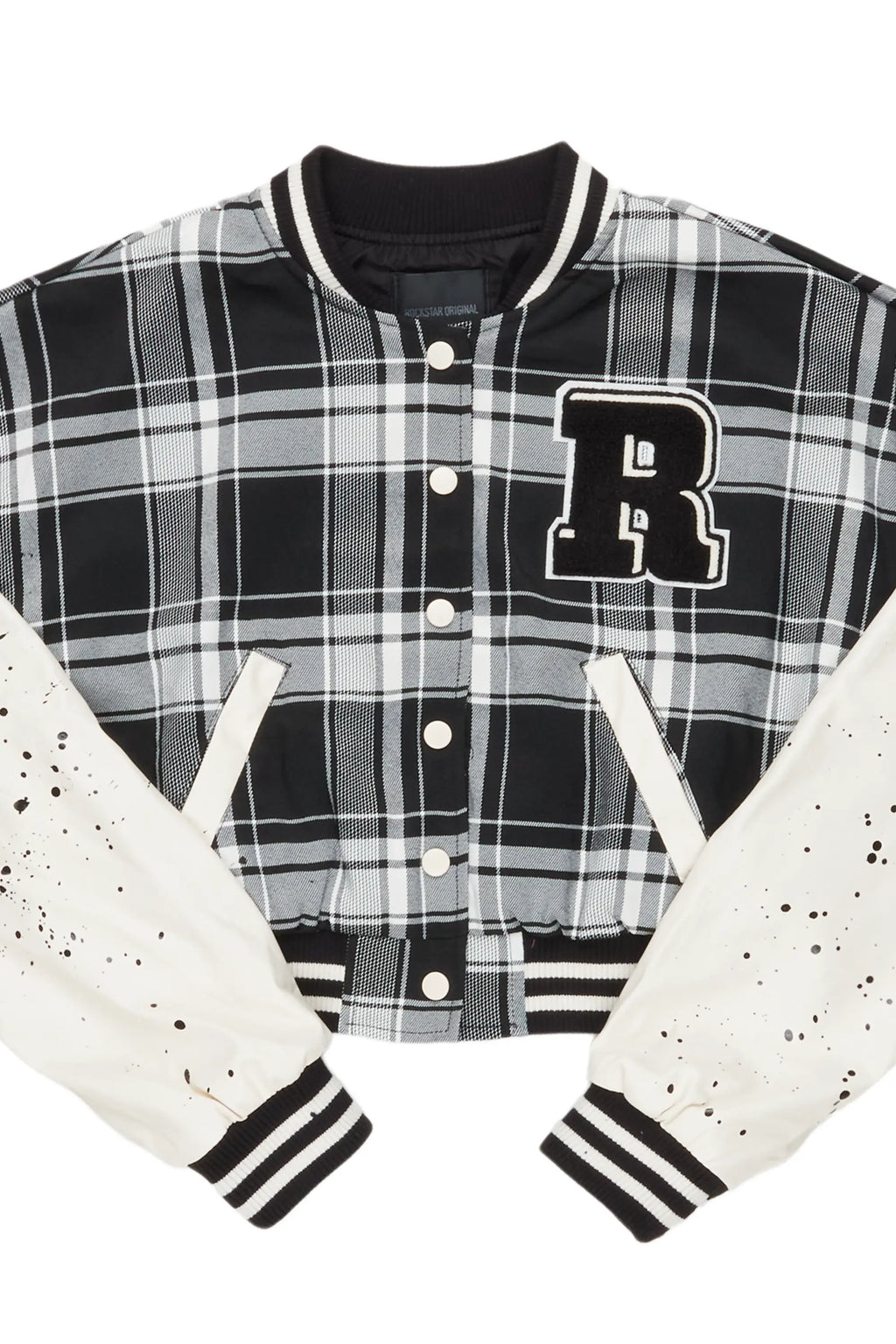 Essie Black Plaid Jacket