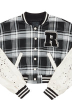 Essie Black Plaid Jacket