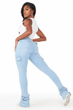 Evey Light Wash Super Stacked Jean