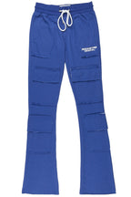 Ezekiel Royal Blue Stacked Flare Pant