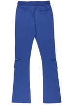 Ezekiel Royal Blue Stacked Flare Pant