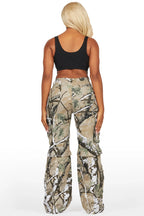 Precious Tree Camo Baggy Stacked Jean