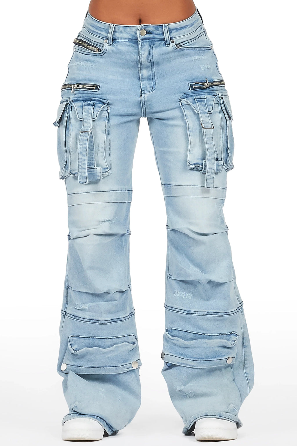 Tarella Light Wash Wide Leg Jean