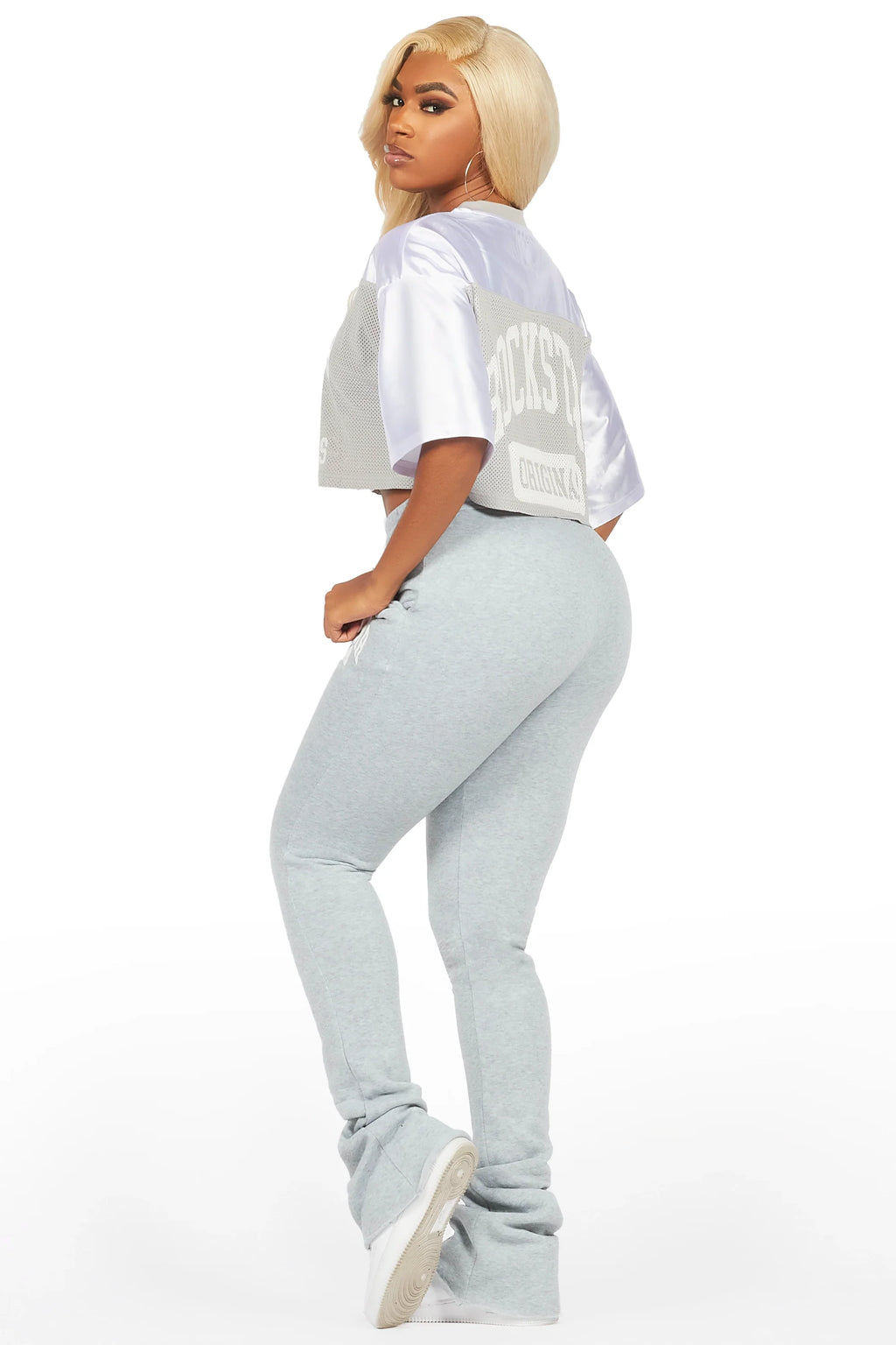 Tamarra White/Grey Jersey Trackset