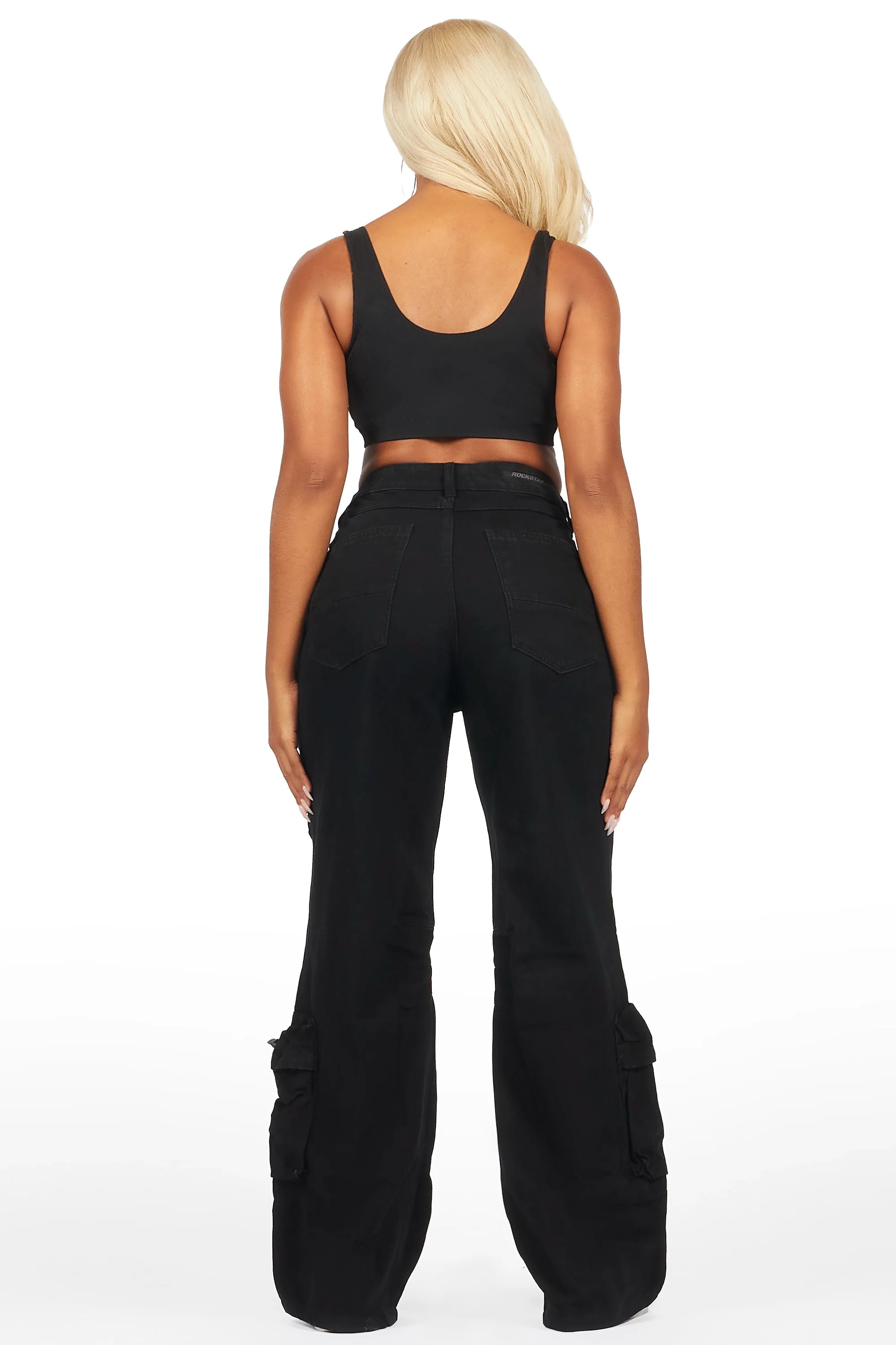 Corrie Black Baggy Cargo Jean