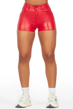 Tamry Red PU Short