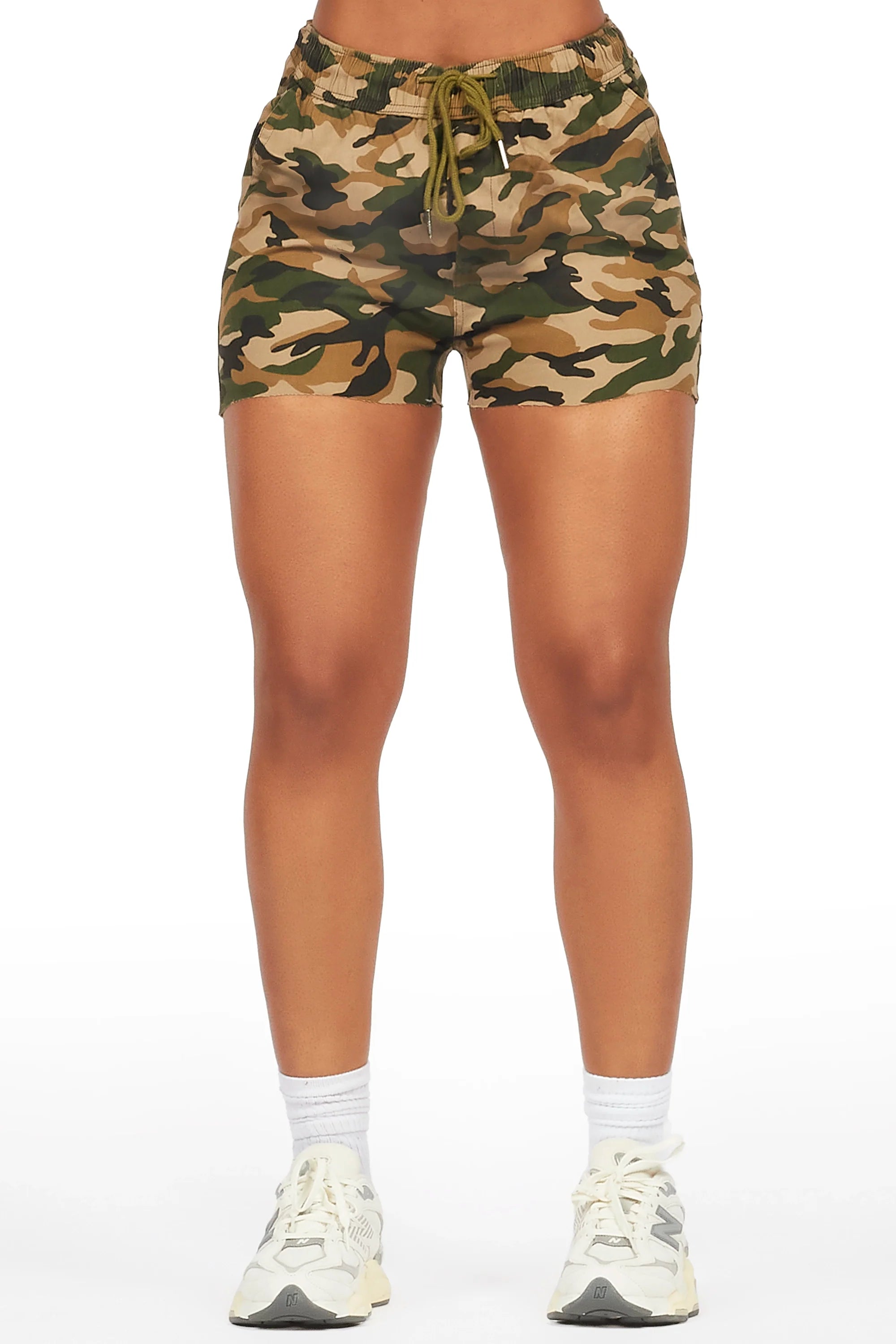 Hayley Green Camo Short